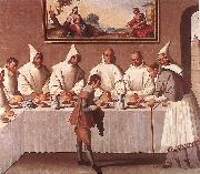 ZURBARAN  Francisco de St Hugo of Grenoble in the Carthusian Refectory Sweden oil painting reproduction